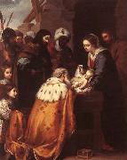 MURILLO, Bartolome Esteban Adoration of the Magi oil painting artist